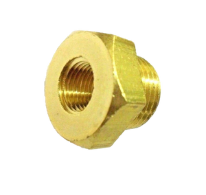 Brass Transmission Fitting Reducer Size M18 x 1.5 to M10 x 1.5