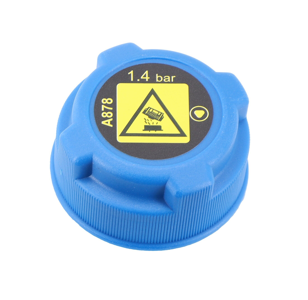 Blue Radiator Cap Fiat 500 / Punto / Panda Radiator Coolant Bottle / Reservoir Cap ...