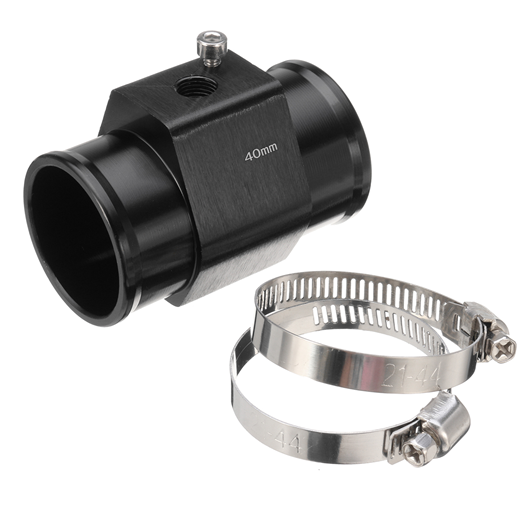 Coolant Temp Sensor Gauge Adapter Kit - Black