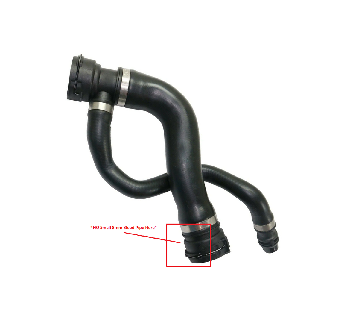 BMW X5 E70 3.0si Upper Radiator Coolant Hose Silverdale Radiators